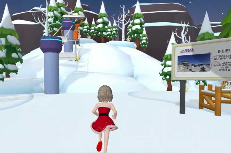 하이원리조트, 대학생 메타버스 브랜드 체험 공간 구현 공모전 대상 수상작 (스키장).jpg